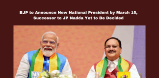 BJP to Announce New National President by March 15, Successor to JP Nadda Yet to Be Decided, BJP President Election, JP Nadda Successor, BJP Leadership, Shivraj Singh Chouhan, Vasundhara Raje, BJP Organizational Elections, BJP National President, BJP Strategy, Indian Politics, Narendra Modi, National News, Internationational News, Live Updates, Breaking News, Headlines, Live News, Political News, Mango News
