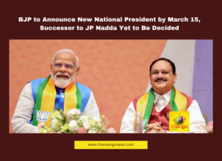 BJP to Announce New National President by March 15, Successor to JP Nadda Yet to Be Decided, BJP President Election, JP Nadda Successor, BJP Leadership, Shivraj Singh Chouhan, Vasundhara Raje, BJP Organizational Elections, BJP National President, BJP Strategy, Indian Politics, Narendra Modi, National News, Internationational News, Live Updates, Breaking News, Headlines, Live News, Political News, Mango News