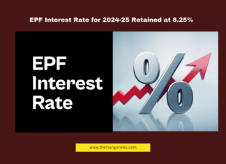 EPF Interest Rate for 2024-25 Retained at 8.25%, CBT Meeting, Employees’ Provident Fund, EPF Interest 2024-25, EPF Interest Rate, EPFO, Government Policies, India Finance News, Provident Fund, Retirement Savings, Union Finance Ministry, ational News, Internationational News, Live Updates, Breaking News, Headlines, Live News, Political News, Mango News