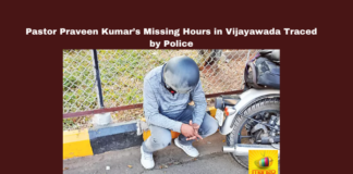 Pastor Praveen Kumar’s Missing Hours in Vijayawada Traced by Police,Mango News,Andhra Pradesh News, Bullet bike accident, CCTV Footage, Hyderabad to Rajamahendravaram, missing hours case, Pastor Praveen Kumar, Police Investigation, Rajamahendravaram, Ramavarappadu,Vijayawada,Andhra Pradesh,Andhra Pradesh Latest News,AP,AP News,Pastor Praveen Kumar News,Pastor Praveen Kumar Latest News,Pastor Praveen Kumar Missing Hours,Pastor Praveen Kumar Updates,Vijayawada,Pastor Praveen Kumar Case,Pastor Praveen Kumar Case News,Reports Trace Missing Hours in Pastor Praveen Kumar