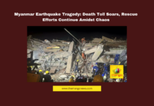 Myanmar Earthquake Tragedy: Death Toll Soars, Rescue Efforts Continue Amidst Chaos,Mango News,Myanmar Earthquake Tragedy,Myanmar Earthquake News,Myanmar Earthquake 2025,Myanmar,Myanmar News,Myanmar Earthquake Tragedy News,Bangkok collapse, crisis management, Death Toll, infrastructure damage, international aid, Landslides, military government, Myanmar earthquake, Rescue operations, Sagaing City, Thailand earthquake