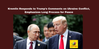 Kremlin Responds to Trump’s Comments on Ukraine Conflict, Emphasizes Long Process for Peace,Mango News,Kremlin,Dmitry Peskov, Donald Trump, heavy tariffs, Kremlin, NATO membership, Peace Talks, rare minerals agreement, Ukraine conflict, US Russia relations, Vladimir Putin, Zelensky,Donald Trump,Donald Trump Live,Donald Trump News,Donald Trump Latest News,Trump’s Comments on Ukraine Conflict,Ukraine,Ukraine News,Kremlin Responds to Trump’s Comments