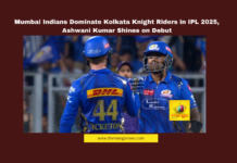 Mumbai Indians Dominate Kolkata Knight Riders in IPL 2025, Ashwani Kumar Shines on Debut,Mango News,Andre Russell, Ashwani Kumar, cricket, Deepak Chahar, IPL 2025, IPL debut, IPL match highlights, Kolkata Knight Riders, Mumbai Indians, Rickelton, Suryakumar Yadav,MI,KKR,IPL 2025 Live,IPL 2025 Cricket,Cricket News,MI Dominate KKR in IPL 2025,IPL Live,IPL News,Cricket Score