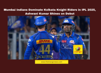 Mumbai Indians Dominate Kolkata Knight Riders in IPL 2025, Ashwani Kumar Shines on Debut,Mango News,Andre Russell, Ashwani Kumar, cricket, Deepak Chahar, IPL 2025, IPL debut, IPL match highlights, Kolkata Knight Riders, Mumbai Indians, Rickelton, Suryakumar Yadav,MI,KKR,IPL 2025 Live,IPL 2025 Cricket,Cricket News,MI Dominate KKR in IPL 2025,IPL Live,IPL News,Cricket Score