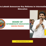 Nara Lokesh education reforms, AP intermediate syllabus change, Andhra Pradesh junior college admissions, AP inter exam schedule, Intermediate Board meeting decisions, Government junior colleges reforms, AP inter curriculum update, Mathematics A-B single subject, Botany Zoology merged subject, M.Bi.PC course approval
