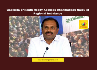 Gadikota Srikanth Reddy Accuses Chandrababu Naidu of Regional Imbalance Chandrababu Naidu criticism, Rayalaseema irrigation projects, Andhra Pradesh politics, YS Jagan Mohan Reddy governance, YSR legacy, Andhra Pradesh regional imbalance, High Court Rayalaseema, Chandrababu Naidu Delhi visit, Andhra Pradesh irrigation issues, political allegations AP