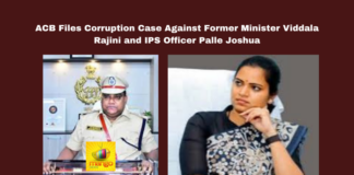 ACB case Andhra Pradesh, Viddala Rajini corruption, IPS officer Palle Joshua scam, stone crusher bribery case, Andhra Pradesh political scam, YSRCP minister bribery, Anti-Corruption Bureau AP, illegal collections case, ACB probe AP, political extortion India