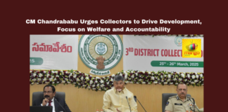 CM Chandrababu Urges Collectors to Drive Development, Focus on Welfare and Accountability,AI Experts Training, Amaravati Development, Andhra Pradesh Collectors Conference, Anna canteens, AP Debt Management, AP Welfare Programs, chandrababu naidu, Mega DSC Recruitment, Quantum Valley AP, Solar Panel Initiative,Mango News,Andhra Pradesh News,Andhra Pradesh Latest News,AP,AP News,AP Latest News,CM Chandrababu,CM Chandrababu News,CM Chandrababu Latest News,Chandrababu Naidu Speech,Chandrababu Naidu Live,Mango News,Andhra Pradesh Development,AP Growth Rate, Cabinet Decisions,CM Chandrababu Naidu,Economic Reforms,investments in AP,AP Investments,Andhra Pradesh Development,Welfare