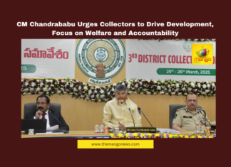 CM Chandrababu Urges Collectors to Drive Development, Focus on Welfare and Accountability,AI Experts Training, Amaravati Development, Andhra Pradesh Collectors Conference, Anna canteens, AP Debt Management, AP Welfare Programs, chandrababu naidu, Mega DSC Recruitment, Quantum Valley AP, Solar Panel Initiative,Mango News,Andhra Pradesh News,Andhra Pradesh Latest News,AP,AP News,AP Latest News,CM Chandrababu,CM Chandrababu News,CM Chandrababu Latest News,Chandrababu Naidu Speech,Chandrababu Naidu Live,Mango News,Andhra Pradesh Development,AP Growth Rate, Cabinet Decisions,CM Chandrababu Naidu,Economic Reforms,investments in AP,AP Investments,Andhra Pradesh Development,Welfare
