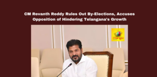 CM Revanth Reddy Rules Out By-Elections, Accuses Opposition of Hindering Telangana’s Growth,Mango News,Telangana,Telangana News,Telangana Latest News,Telangana Political News,Telangana Politics,CM Revanth Reddy,CM Revanth Reddy Latest News,CM Revanth Reddy News,CM Revanth Reddy Live,CM Revanth Reddy Speech,CM Revanth Reddy Latest Updates,Assembly Discussions, Bharasa government, by-elections Telangana,Jamili elections 2029, law and order Telangana, MLAs switching parties, opposition propaganda, Telangana Investments, TG Politics