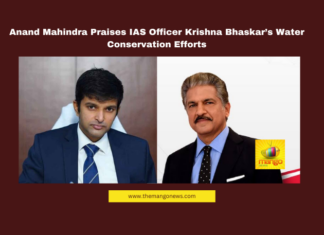 Anand Mahindra Praises IAS Officer Krishna Bhaskar’s Water Conservation Efforts,agriculture development, Anand Mahindra, groundwater conservation, IAS Krishna Bhaskar, inspirational leaders, Public Governance, Rajanna-Sircilla, Telangana, Water Management, water scarcity,Mango News,Anand Mahindra Latest News,Anand Mahindra News,Anand Mahindra Praises IAS Officer Krishna Bhaskar,IAS Officer Krishna Bhaskar,IAS Officer Krishna Bhaskar News,Water Conservation,Anand Mahindra Praises Krishna Bhaskar,Anand Mahindra About IAS Officer Krishna Bhaskar