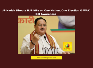 JP Nadda Directs BJP MPs on One Nation, One Election & WAX Bill Awareness,Mango News,Andhra BJP MPs, BJP Foundation Day, BJP national meeting, BJP outreach, BJP Strategy, election reforms, JP Nadda, One Nation One Election, telangana bjp leaders, WAX Bill,JP Nadda Directs BJP MPs,BJP MPs,JP Nadda News,JP Nadda Latest News,One Election,WAX Bill Awareness,One Nation,BJP