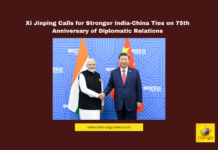 Xi Jinping Calls for Stronger India-China Ties on 75th Anniversary of Diplomatic Relations,Mango News,border tensions, China Foreign Ministry, diplomatic ties, Droupadi Murmu, Galwan clash, Global South, India-China peace talks, India-China relations, Indo-China cooperation, Xi Jinping,India-China,China,India,75th Anniversary of Diplomatic Relations,Xi Jinping Latest News,Xi Jinping News,India-China Mark 75 Years of Diplomatic Ties,India-China Relations At 75,75th Anniversary Of India-china Relations