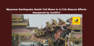 Myanmar Earthquake Death Toll Rises to 2719; Rescue Efforts Hampered by Conflict,Mango News,earthquake deaths, earthquake survivors, humanitarian crisis, Mandalay, military conflict, Myanmar crisis, Myanmar earthquake, natural disaster, rescue efforts, UN relief,Myanmar Earthquake News,Myanmar Earthquake 2025,Myanmar,Myanmar News