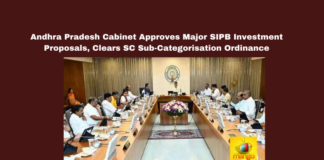 Andhra Pradesh Cabinet Decisions, SIPB Investments, SC Reservation Sub-Categorisation, TCS Andhra Pradesh, Industrial Parks Nellore, AP Development, Polavaram Project, APMDC Bonds, Chandrababu Naidu, Amaravati News