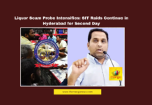 Liquor Scam, SIT Raids Hyderabad, Meghna Reddy Raid, Kasireddy Rajasekhar Reddy, Raj Kasireddy, YSRCP Liquor Scam, Corruption Probe Andhra Pradesh, Hyderabad Crime News, Rayadurgam Searches, SIT Investigation