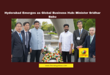 Hyderabad Business Hub, Sridhar Babu, Global Capability Centers, Hyderabad Commercial Growth, Telangana GDP Goal, Citizens Financial Group, Cognizant Technologies, Hyderabad Investment News, Telangana Employment, International Companies in Hyderabad