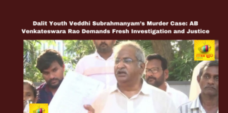 Veddhi Subrahmanyam murder, AB Venkateswara Rao statement, Kakinada news, Dalit youth justice, Anantha Babu case, Andhra Pradesh police criticism, Dwarampudi Chandrasekhara Reddy controversy, SIT demand Andhra Pradesh, rice robbery case Kakinada, Andhra Pradesh latest political news