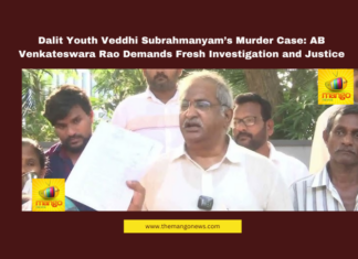 Veddhi Subrahmanyam murder, AB Venkateswara Rao statement, Kakinada news, Dalit youth justice, Anantha Babu case, Andhra Pradesh police criticism, Dwarampudi Chandrasekhara Reddy controversy, SIT demand Andhra Pradesh, rice robbery case Kakinada, Andhra Pradesh latest political news
