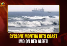 Cyclone Montha Strikes East Coast, IMD Sounds Red Alert Cyclone Montha Update