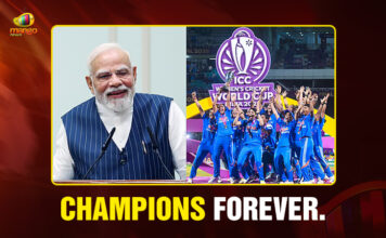 PM Congratulates Women’s Team After World Cup Triumph CHAMPIONS FOREVER.