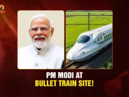 PM Modi at Bullet Train Site!
