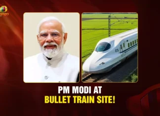 PM Modi at Bullet Train Site!