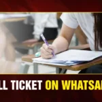 Hall Ticket on WhatsApp!