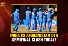 India vs Afghanistan U19 Semifinal Clash Today