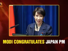 Modi Congratulates Japan PM
