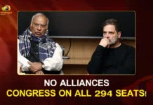No Alliances — Congress on All 294 Seats!