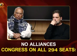 No Alliances — Congress on All 294 Seats!