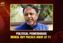 Mukul Roy, Veteran TMC Leader & Former Railway Minister, Dies of Cardiac Arrest