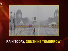 Rain Today, Sunshine Tomorrow!