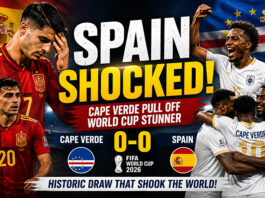 Cape Verde Stuns Spain with Gritty 0-0 Draw in FIFA World Cup Group H Clash