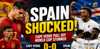Cape Verde Stuns Spain with Gritty 0-0 Draw in FIFA World Cup Group H Clash Cape Verde Stuns Spain with Gritty 0-0 Draw in FIFA World Cup Group H Clash