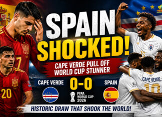 Cape Verde Stuns Spain with Gritty 0-0 Draw in FIFA World Cup Group H Clash Cape Verde Stuns Spain with Gritty 0-0 Draw in FIFA World Cup Group H Clash