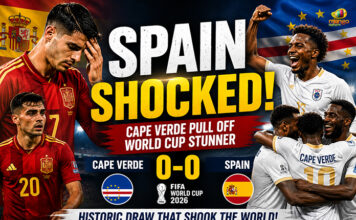 Cape Verde Stuns Spain with Gritty 0-0 Draw in FIFA World Cup Group H Clash Cape Verde Stuns Spain with Gritty 0-0 Draw in FIFA World Cup Group H Clash