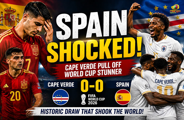 Cape Verde Stuns Spain with Gritty 0-0 Draw in FIFA World Cup Group H Clash Cape Verde Stuns Spain with Gritty 0-0 Draw in FIFA World Cup Group H Clash