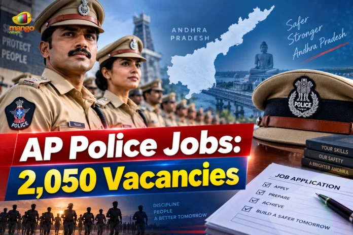 AP Police Jobs 2,050 Vacancies