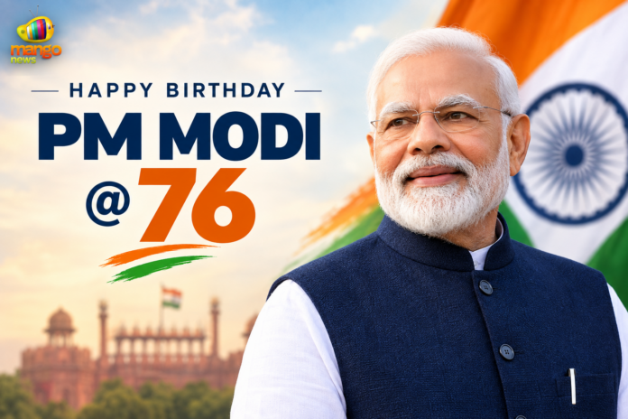 PM Modi 76th birthday