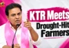 KTR Inspects Dried Crops, Meets Farmers in Nagarkurnool
