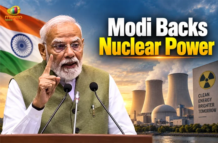 Modi Backs Nuclear Power