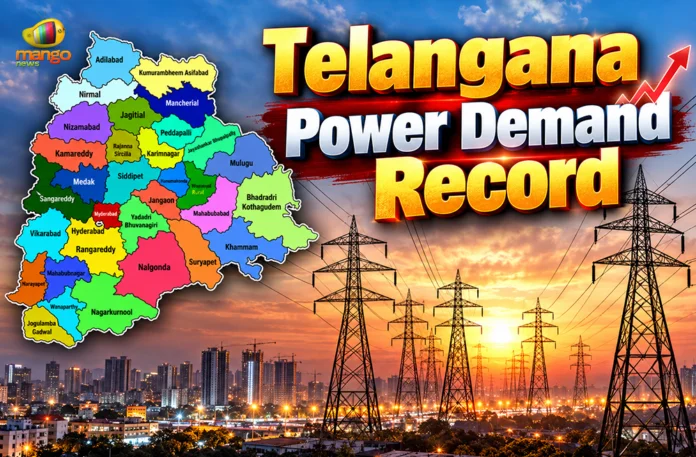 Telangana Power Demand Record