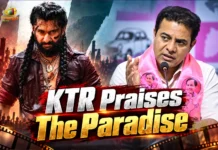 KTR Praises Nani’s The Paradise, Hails Telangana Culture