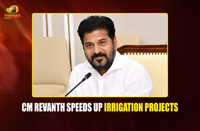 CM REVANTH SPEEDS UP IRRIGATION PROJECTS mango newes PORTAL