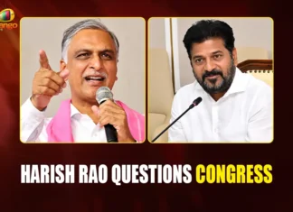 Harish Rao Questions Congress Over Telangana Water Crisis