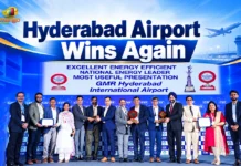 GMR Hyderabad Airport Wins Energy Award For Eighth Year