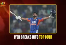 Shreyas Iyer Enters T20I Batting Rankings Top Four