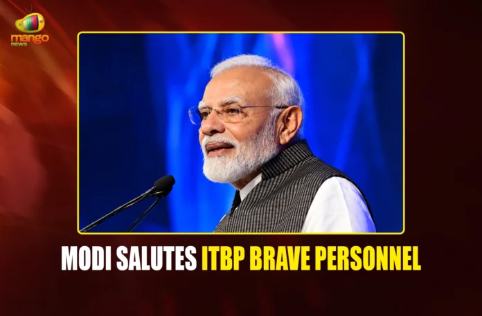 MODI SALUTES ITBP BRAVE PERSONNEL mango newes PORTAL